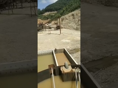 غسالة الرمل الحلزونية المتنقلة 20 - 180 طن/ساعة