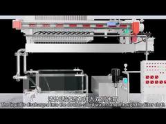 معدات المشي لفلتر قماش إطار اللوحة لحام أوتوماتيكي بالكامل، مقاومة للتآكل