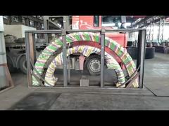 120 طنًا من أجزاء آلة تروس محيط مطحنة الأسمنت الكروية والترس المسنن والترس الحلقي