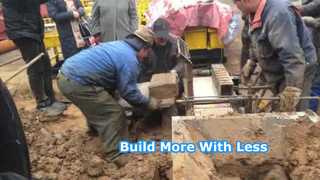 آلة الطوب الصغيرة لإنتاج مواد البناء