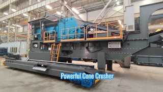 كسارة مخروطية هيدروليكية قوية للبناء