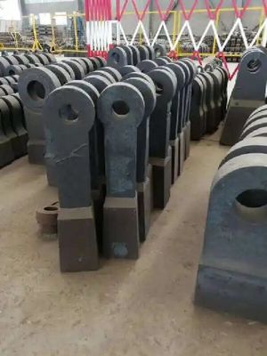 Customized High Manganese Steel Wear-Resistant Hammer Head Crusher Parts
