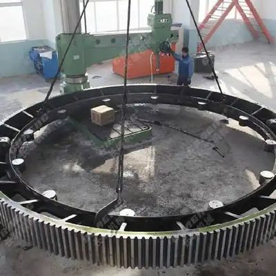 Wear-Resistant, Low-Noise Rotary Kiln Large Gear Ring Large Industrial Accessory