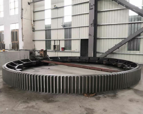 Casting Steel 10 Module ASTM Ball Mill Girth Gear and rotary kiln girth gear factory price