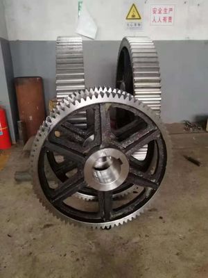 30Mode Integral 100TPD Pinion Gear Shaft And Ball Mill Pinion Gear Factory