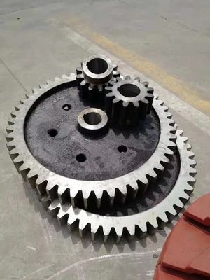 30Mode Integral 100TPD Pinion Gear Shaft And Ball Mill Pinion Gear Factory