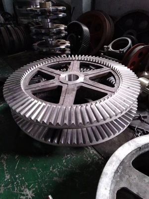 30Mode Integral 100TPD Pinion Gear Shaft And Ball Mill Pinion Gear Factory