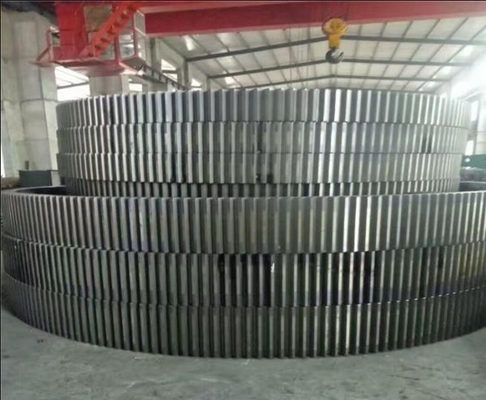ZG45 ZG42CrMO الروتاري فرن الطوق الدائري الكبير لمطحنة التعدين يمكن تخصيصها