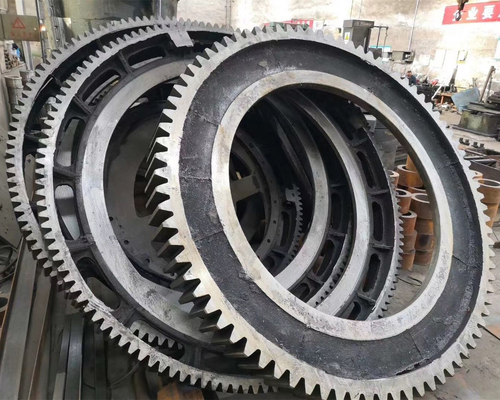 10Module to 70Module Big Ring Gear للفرن الدوار والمطحنة الكروية