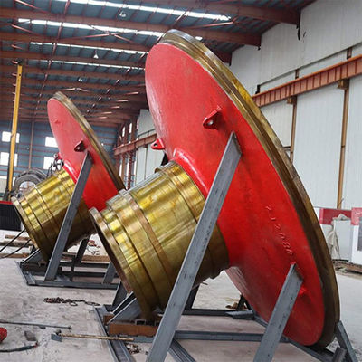 صب غطاء نهاية الصلب المسبوكات والمطروقات غطاء نهاية مطحنة الكرة حسب الطلب