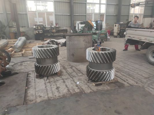 زاوية ضغط مخصصة شطبة ترس مع عدد مخصص للأسنان