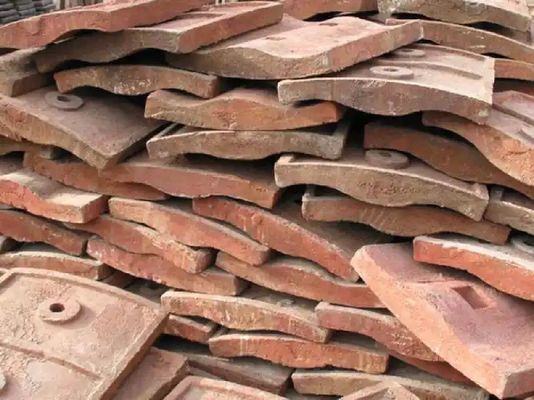 يمكن تخصيص لوحة تبطين سبيكة مقاومة للتآكل للكسارة وطاحونة الكرة