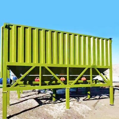 معدات مصنع الاسمنت خزان الاسمنت الأفقي 50T-150T سيلو الاسمنت الأفقي لمصنع حزم الخرسانة مشروع التعدين تخزين المسحوق