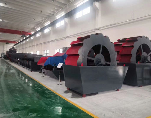 180t / H عجلة غسالة الرمال لمواقع البناء ومعدات خلع الملابس