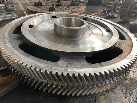 الدقة بالقطع الصلب محرك العتاد و حفز ترس حلزوني ديا 16000mm